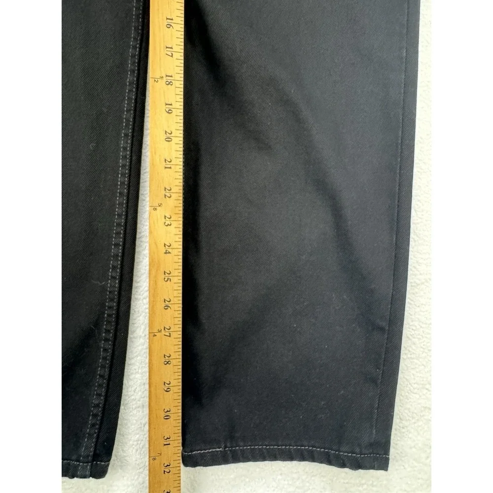 Levis‎ 550 Jeans Men 36x32 Black Relaxed Fit Straight Denim Y2K